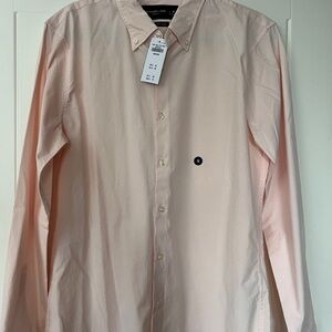 Abercrombie & Fitch Light Pink Casual Button-Down Shirt
